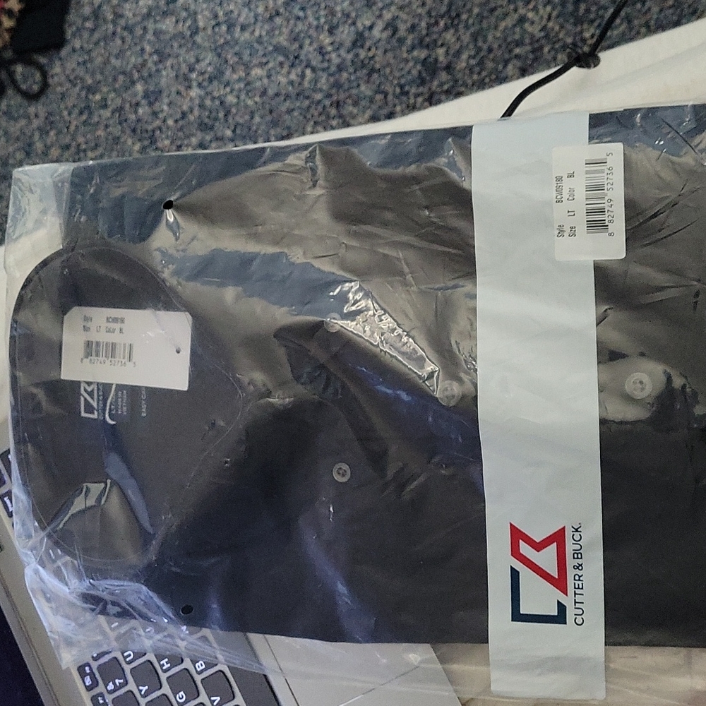 Cutter & Buck long sleeve TALL Easy Care Fine Twill Shirt